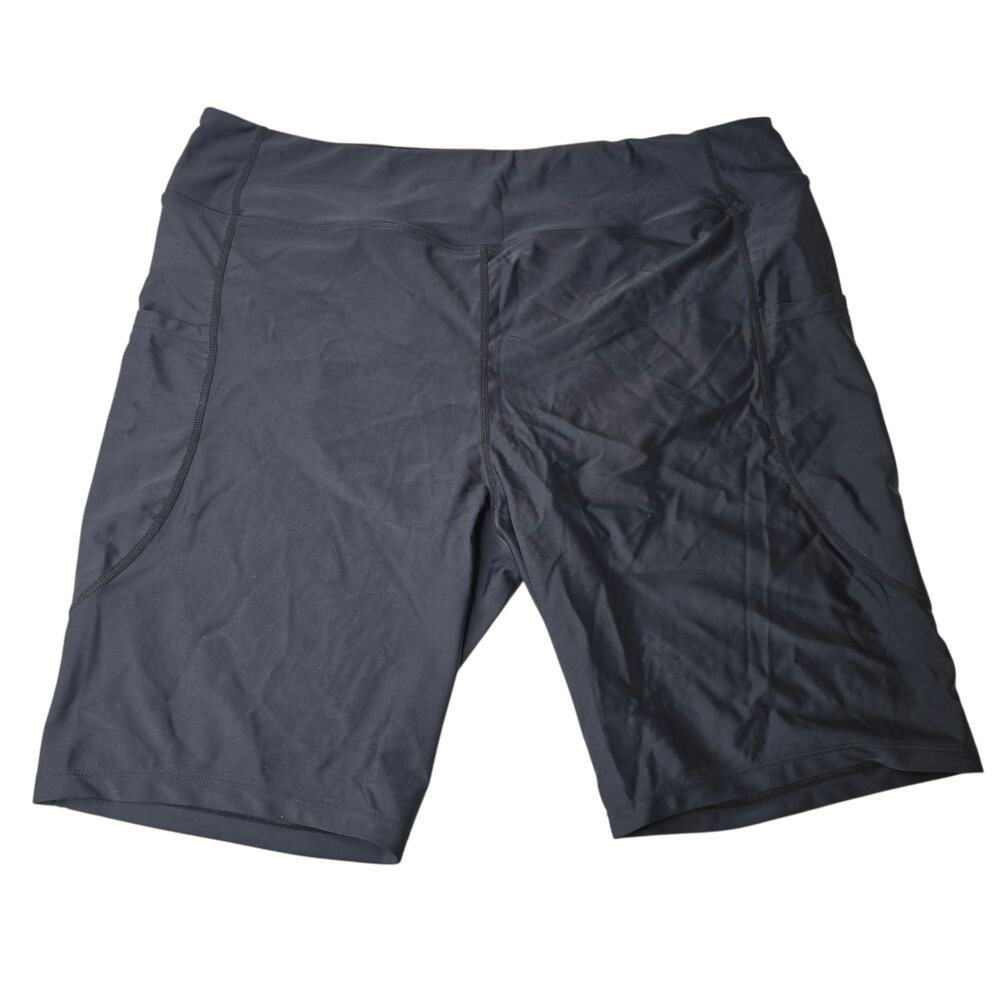 NWT Baleaf Black Biker Shorts 8.3" Inseam Workout Plus Size 3XL